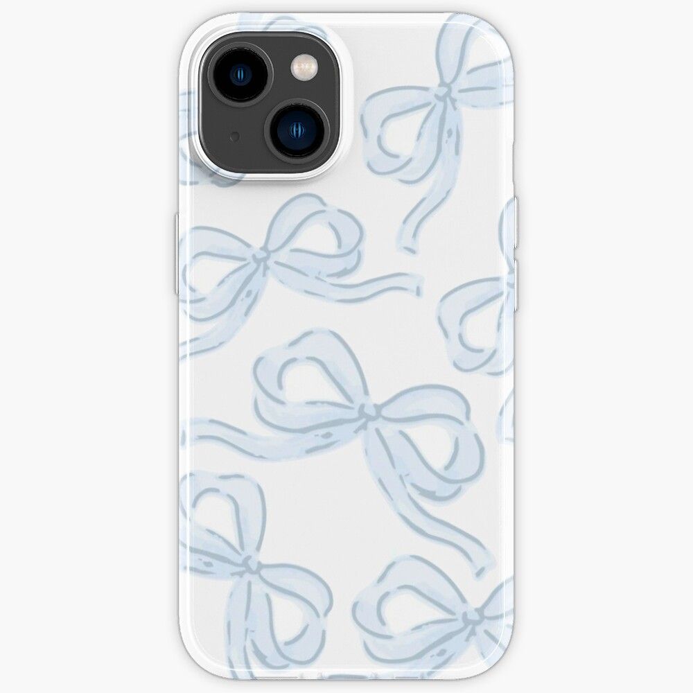 Blue Bow Phone Case ꫂ᭪݁